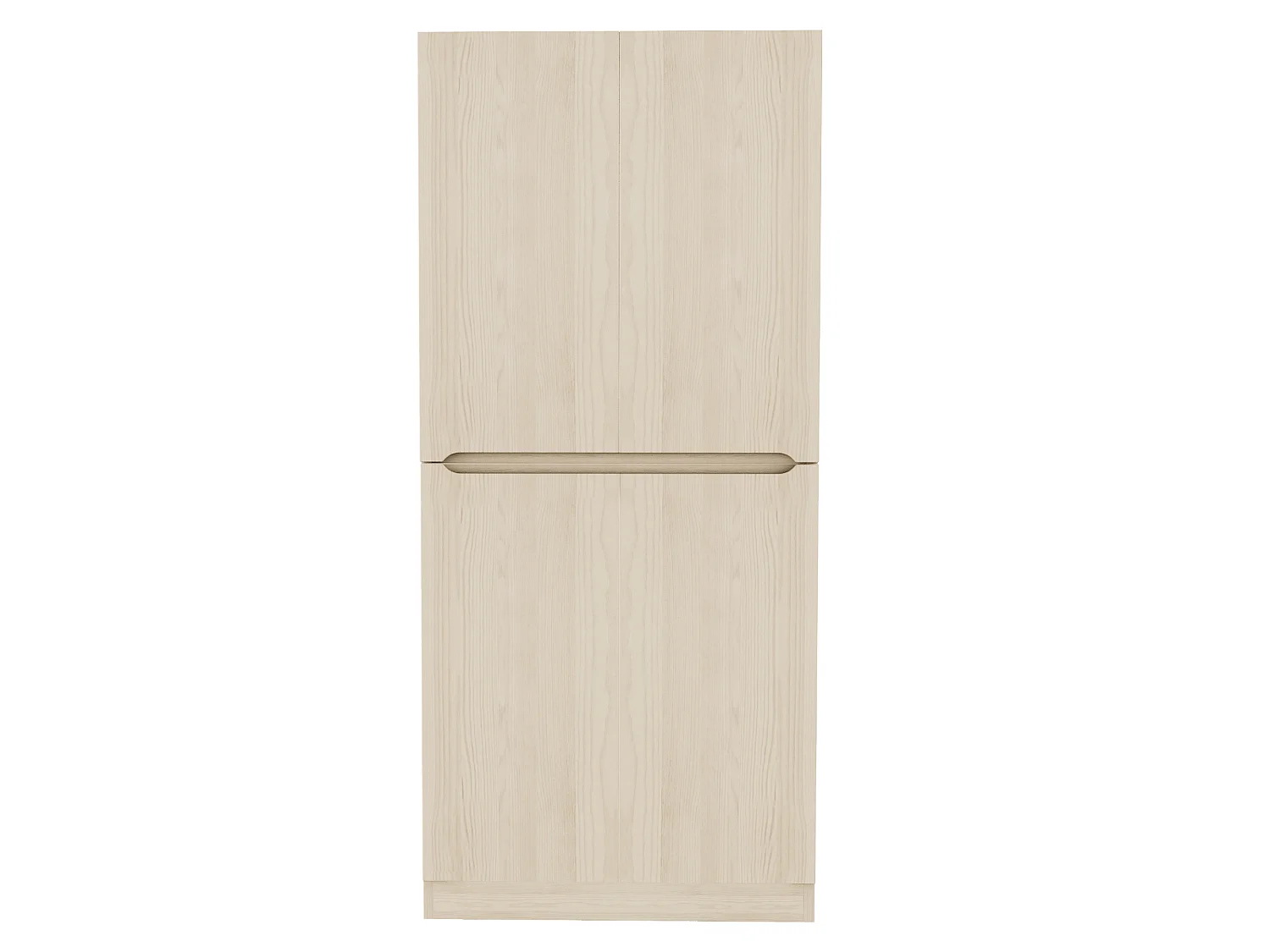 Armoire 70 × 40 × 170 cm, design à double porte avec petit compartiment de rangement, couleur bois