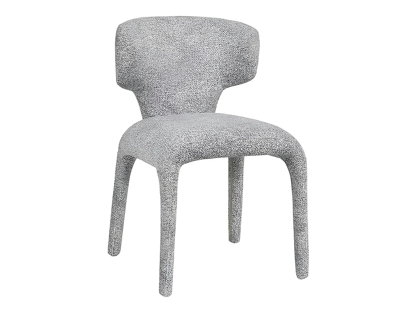 Chaise de salle à manger design grise (lot de 2) TULSA
