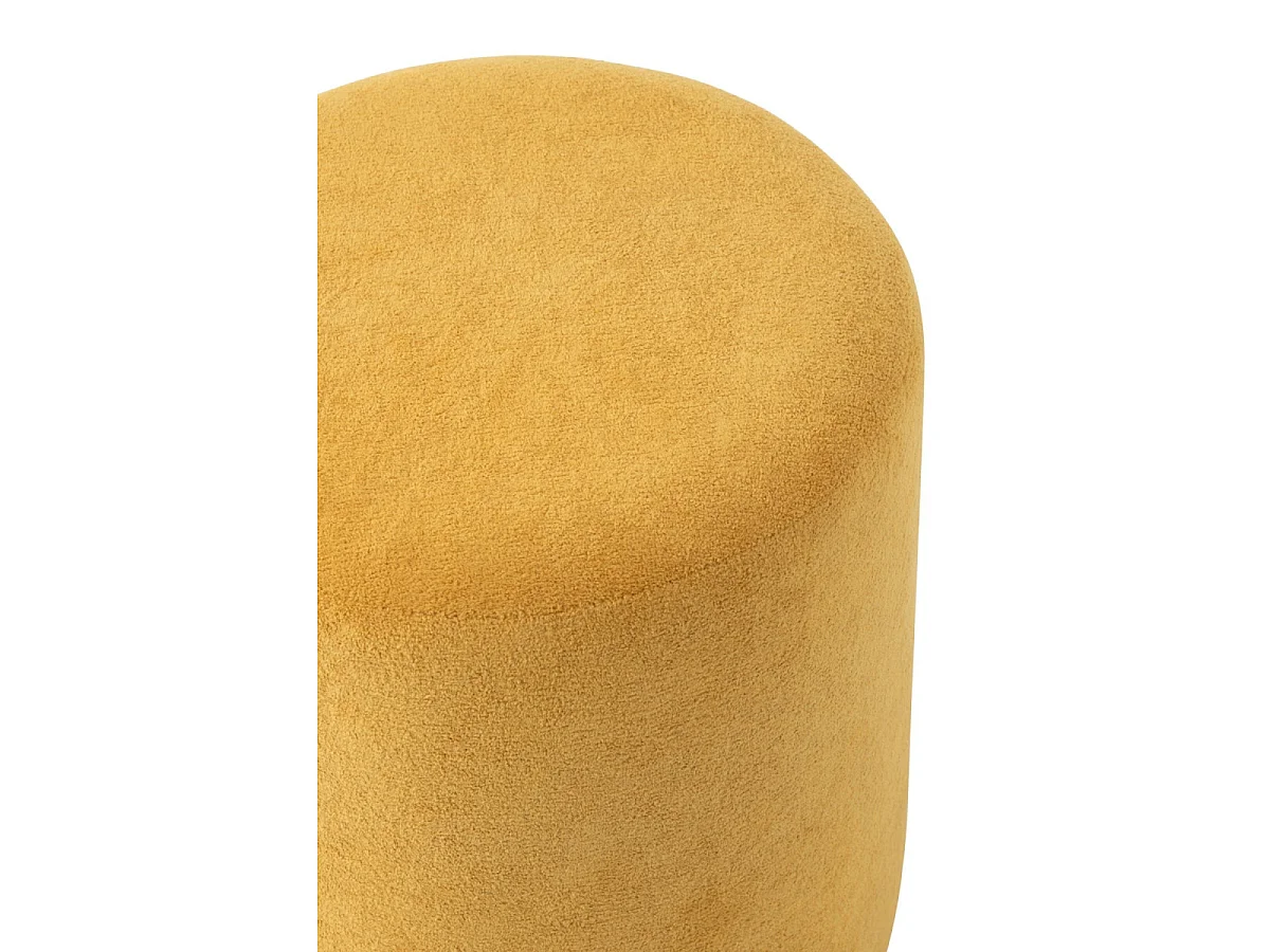 Pouf Cylindrique "Moon" 41cm Jaune