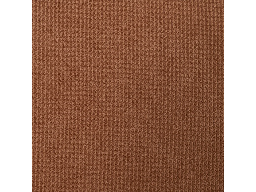 Divano sottovuoto e compresso in tessuto, 3 posti, terracotta