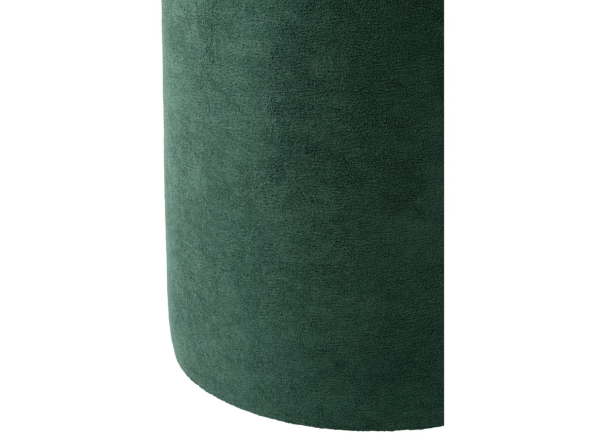 Pouf Cylindrique "Moon" 41cm Bleu Pétrole