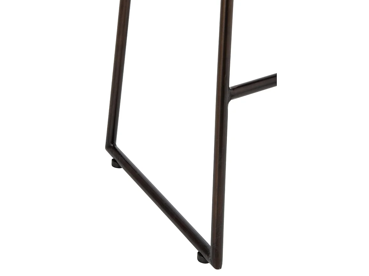 Tabouret de Bar en Cuir "Austin" 73cm Marron