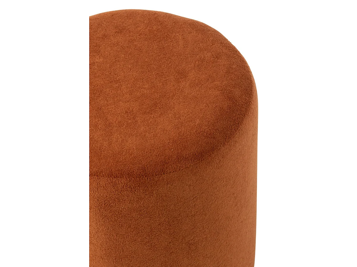 Pouf Cylindrique "Moon" 41cm Orange