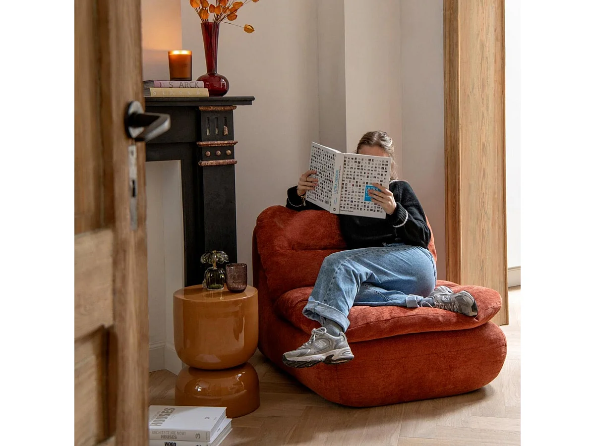 Chauffeuse Moelleuse "Mellow" 100cm Rouille