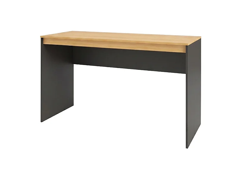 Bureau Chêne et Noir L 135 H 79 P 53.5 cm