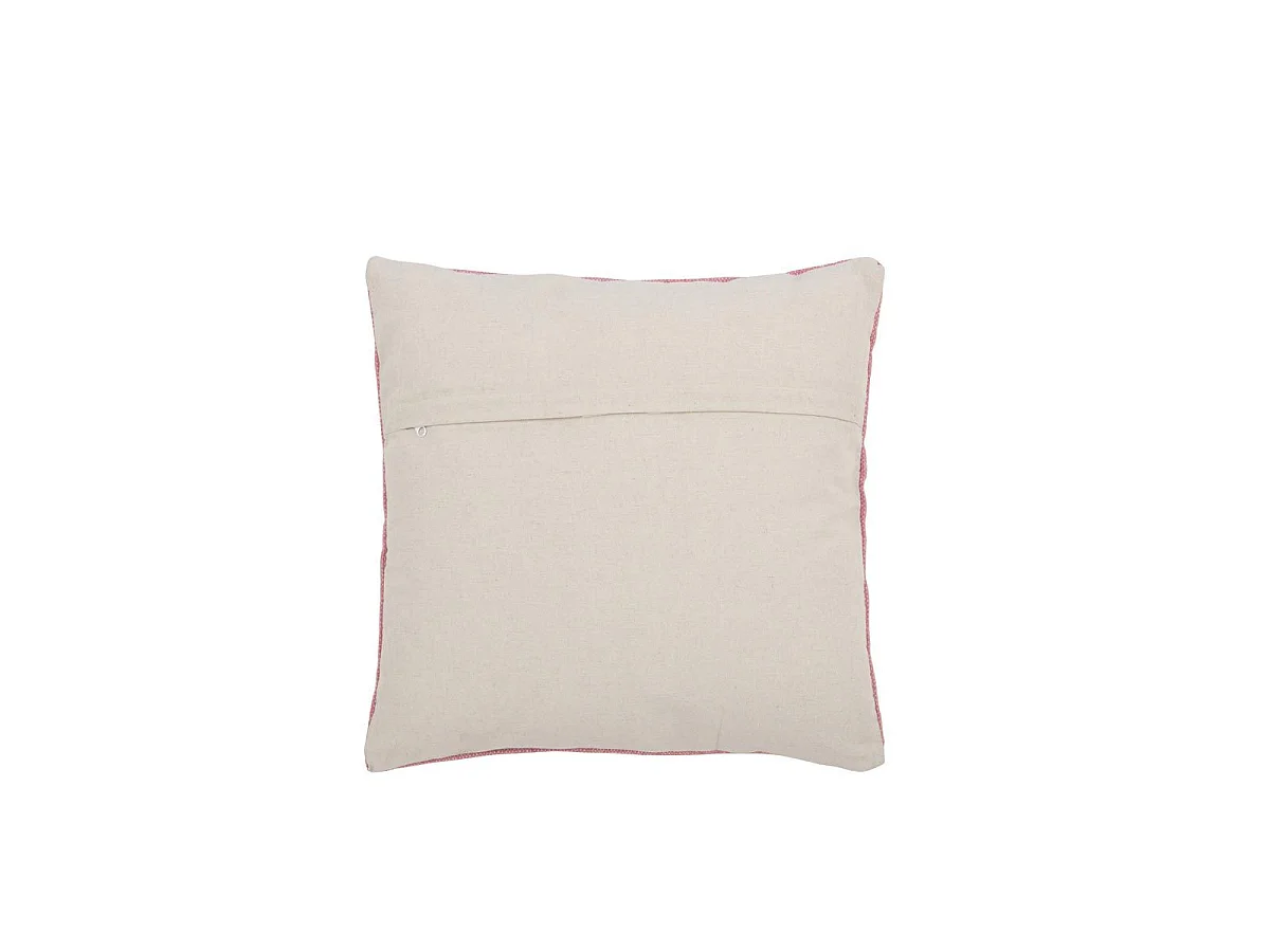 Coussin Design "Diamants" 45x45cm Rose