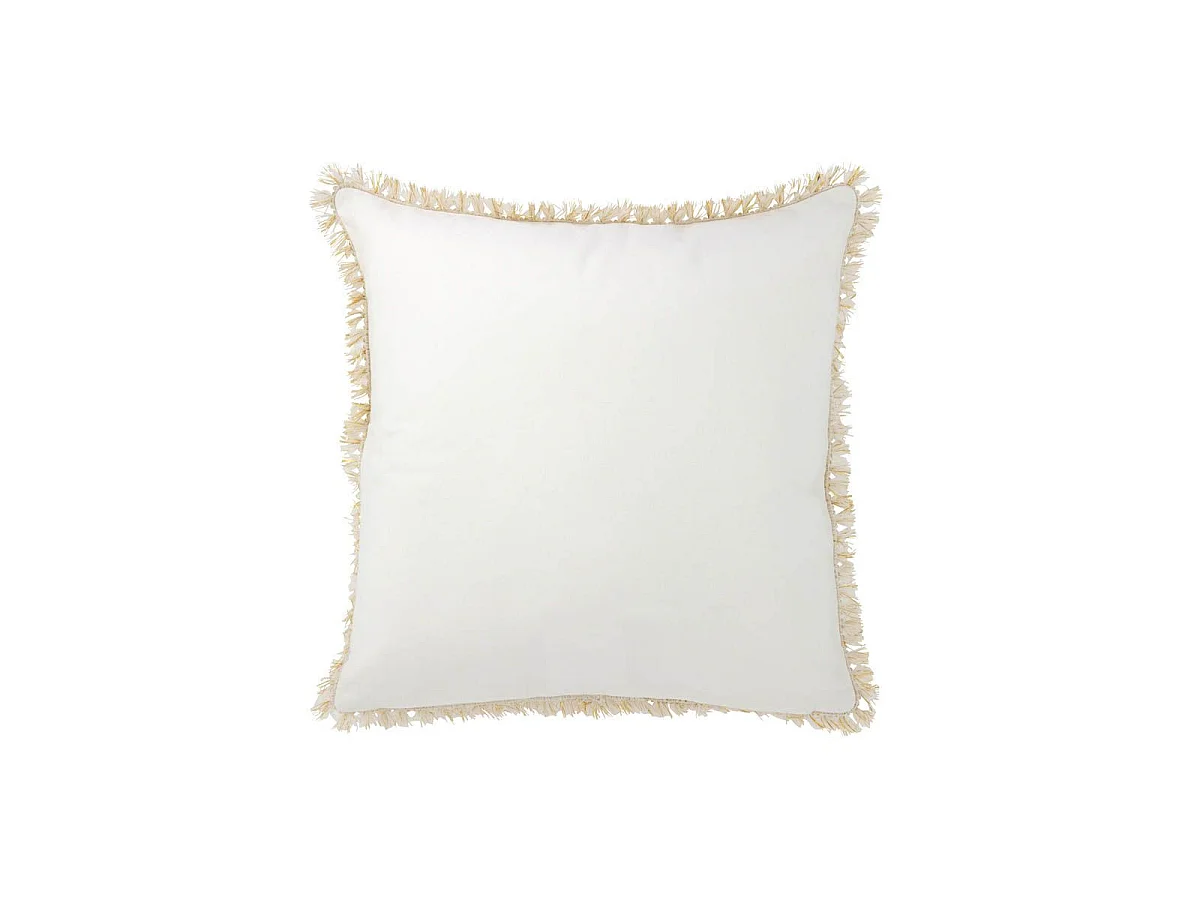 Coussin Déco Amour "Ellis" 45x45cm Blanc