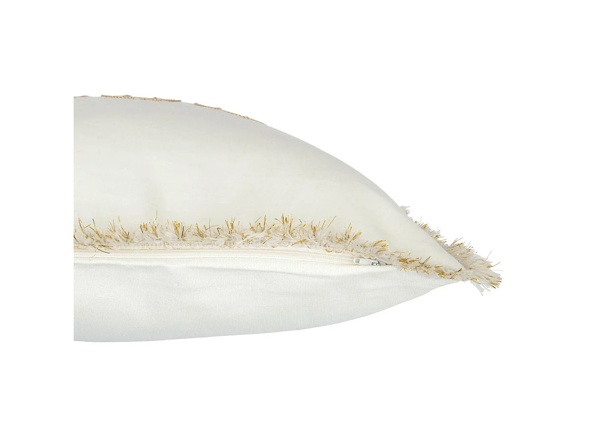 Coussin Déco Amour "Ellis" 45x45cm Blanc