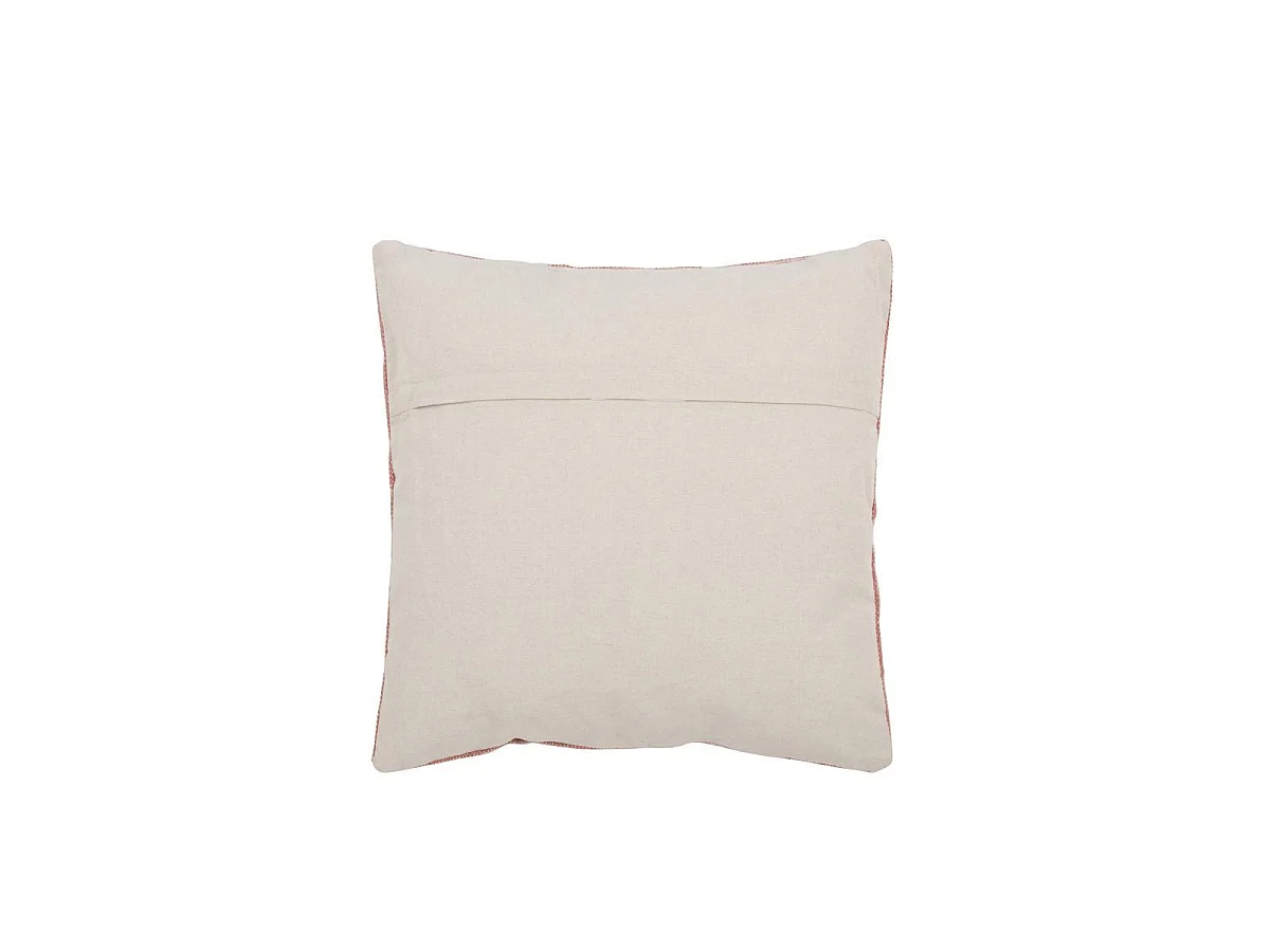 Coussin Design "Diamants" 45x45cm Pêche & Rose
