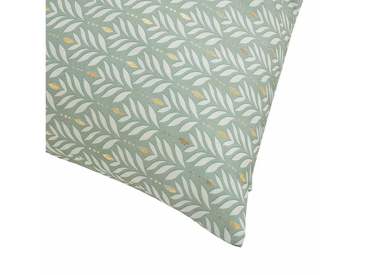 Coussin Déco Imprimé "Piana" 60x60cm Sauge