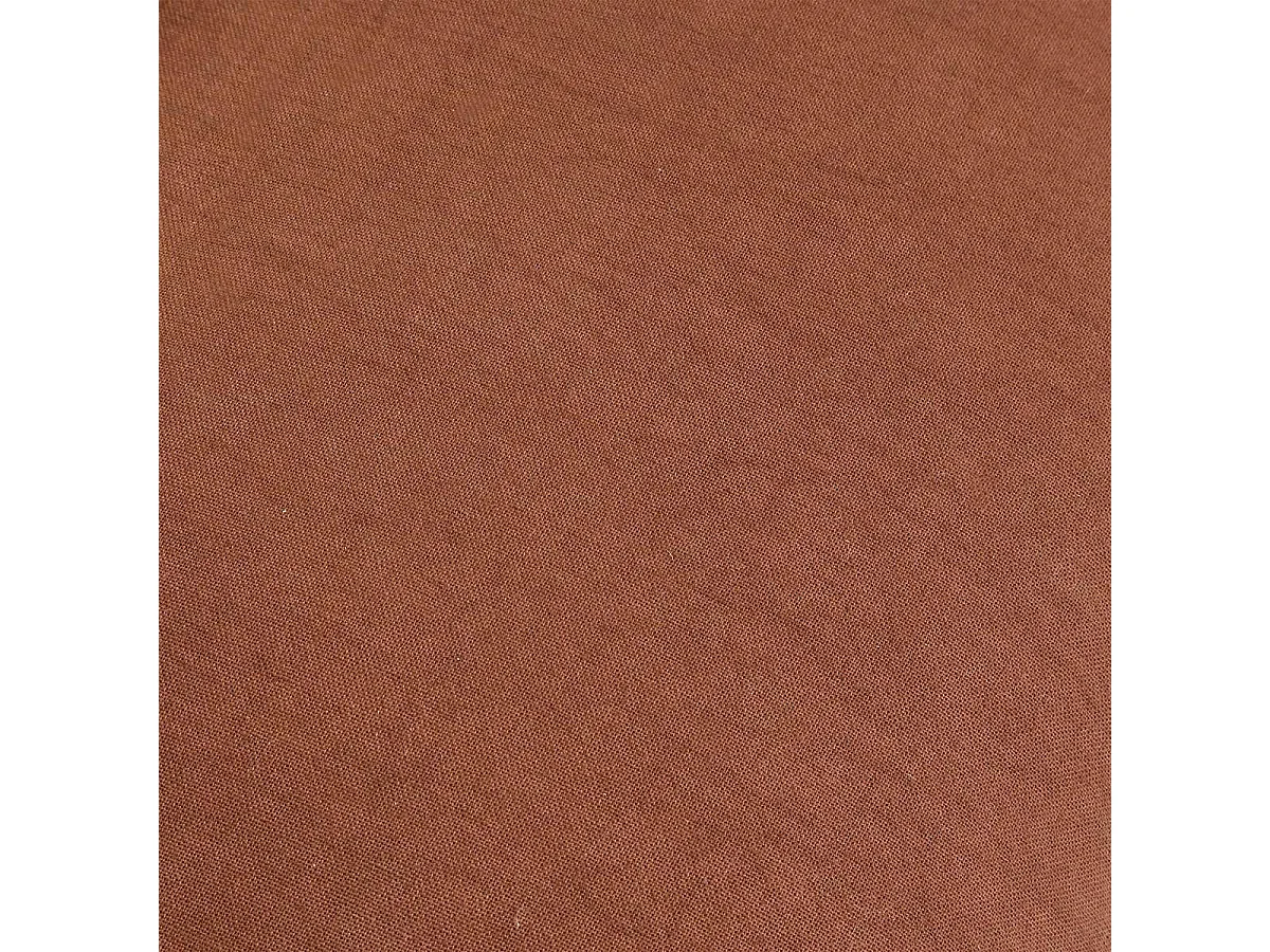 Coussin Déco Brodé "Hary" 35x75cm Marron