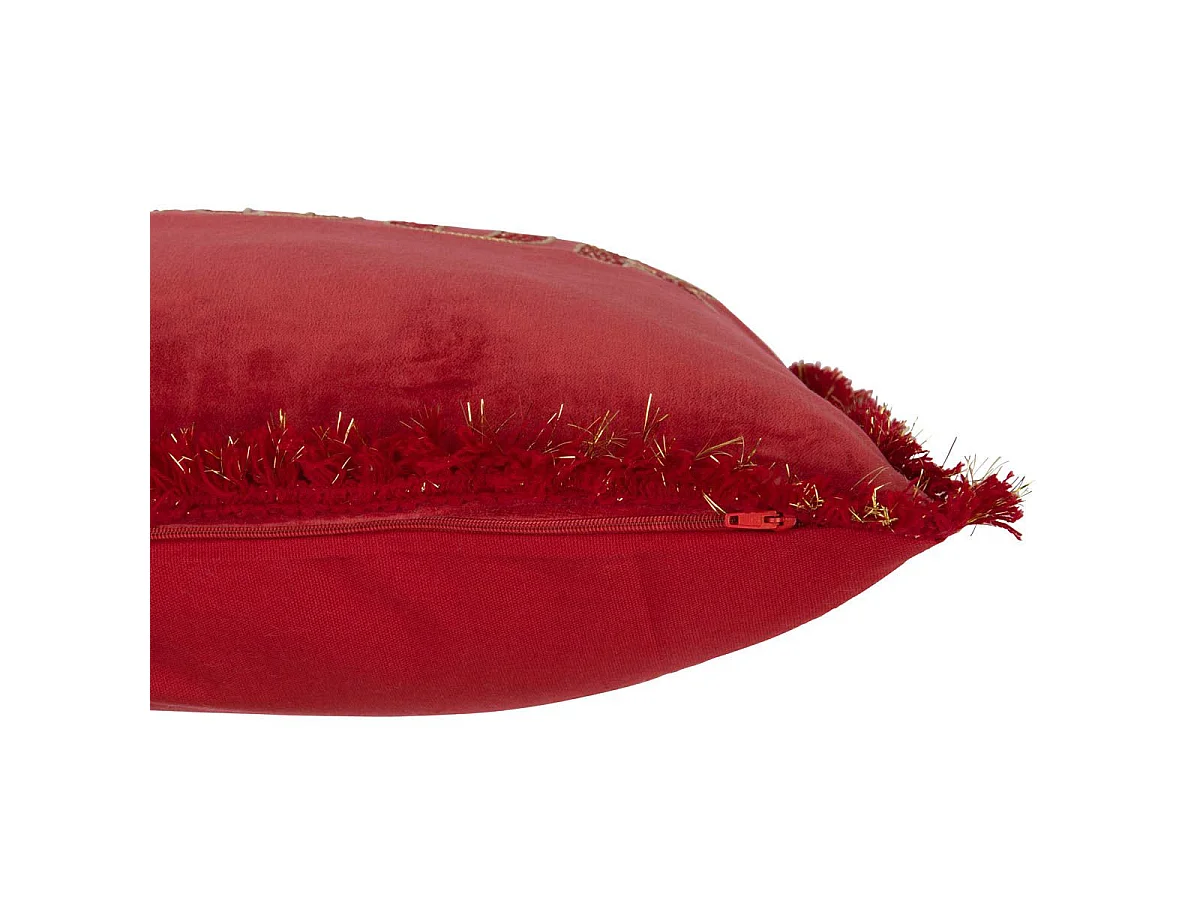 Coussin Déco Amour "Ellis" 45x45cm Rouge