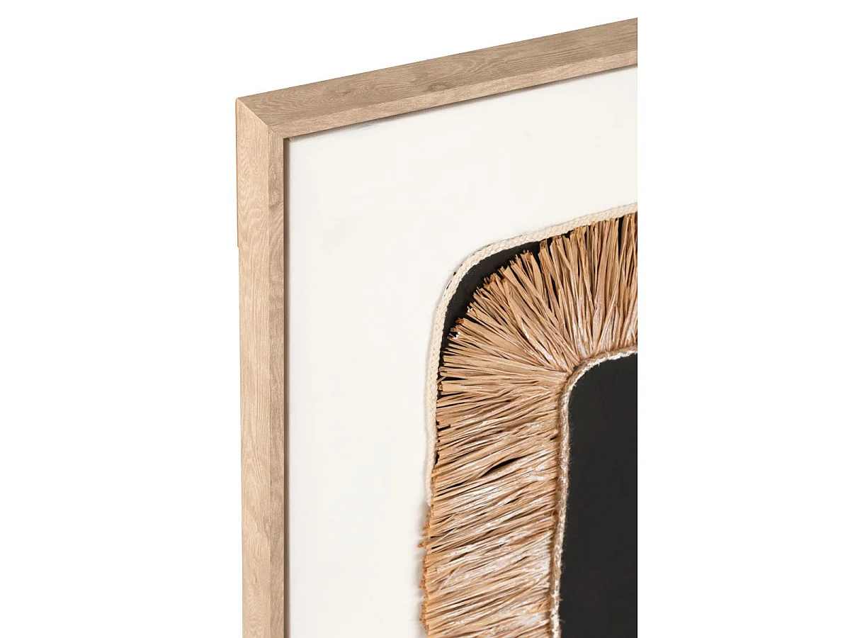 Tableau Déco "Hut" 83x123cm Multicolore