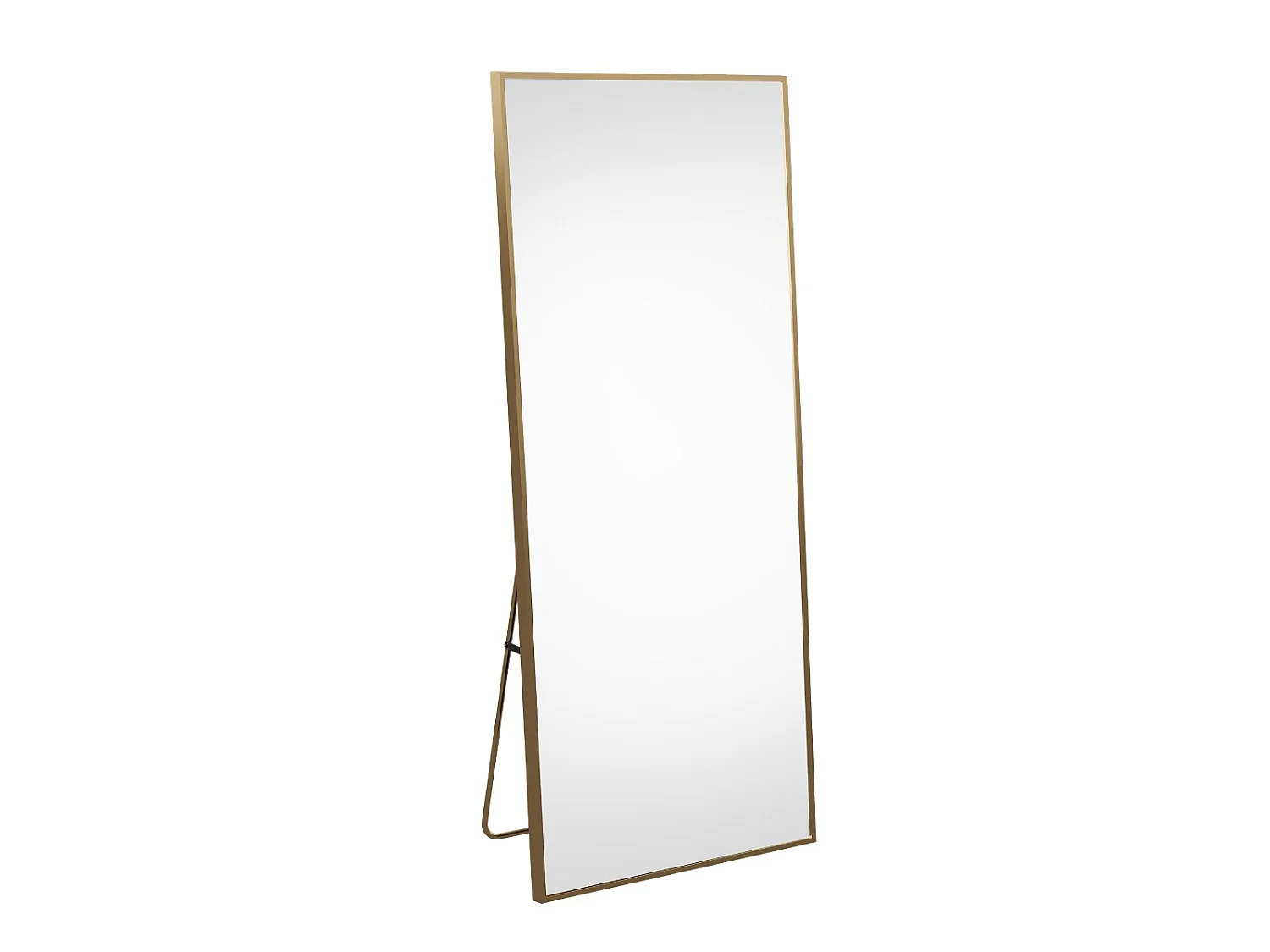 Miroir debout rectangulaire 177×77 cm avec cadre Doré – Design minimaliste et moderne
