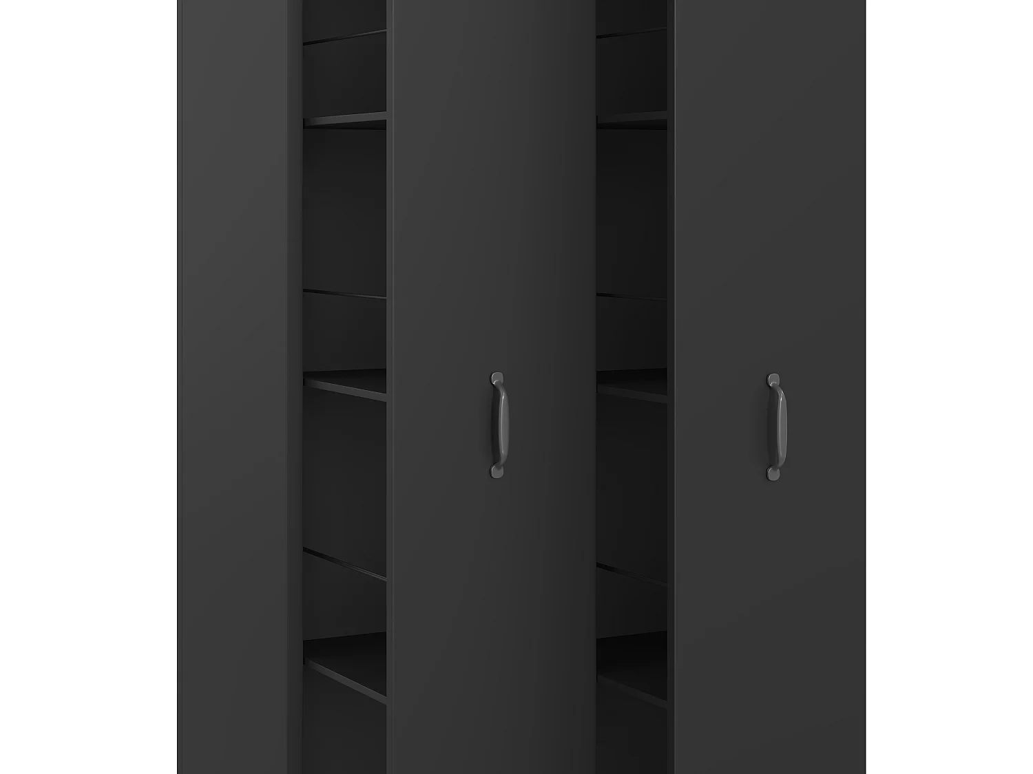 Colonne de rangement mobile, 4 niveaux, 20 kg/niveau, modulable, gain de place, bureau
