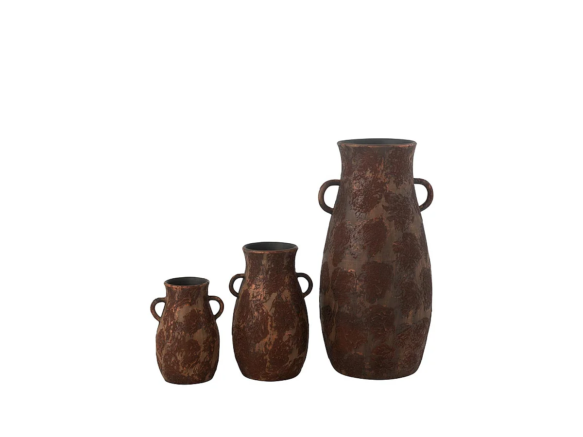 Vase en Terre Cuite "Amphore" 70cm Marron
