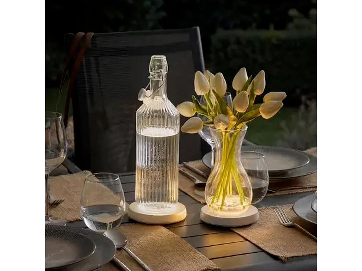Bouteille Limonade en Verre "Line" 1L Transparent