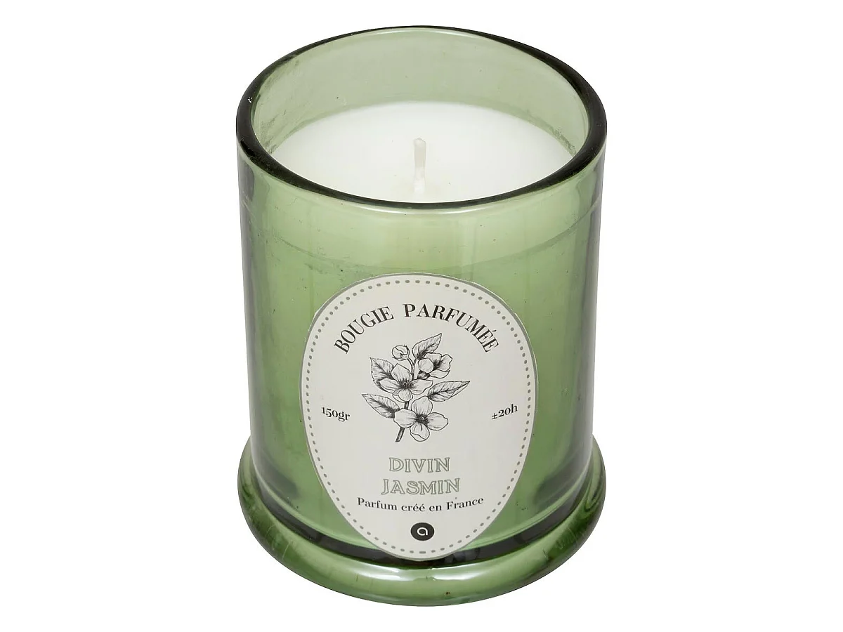 Bougie Parfumée "Hapo" 150g Divin Jasmin