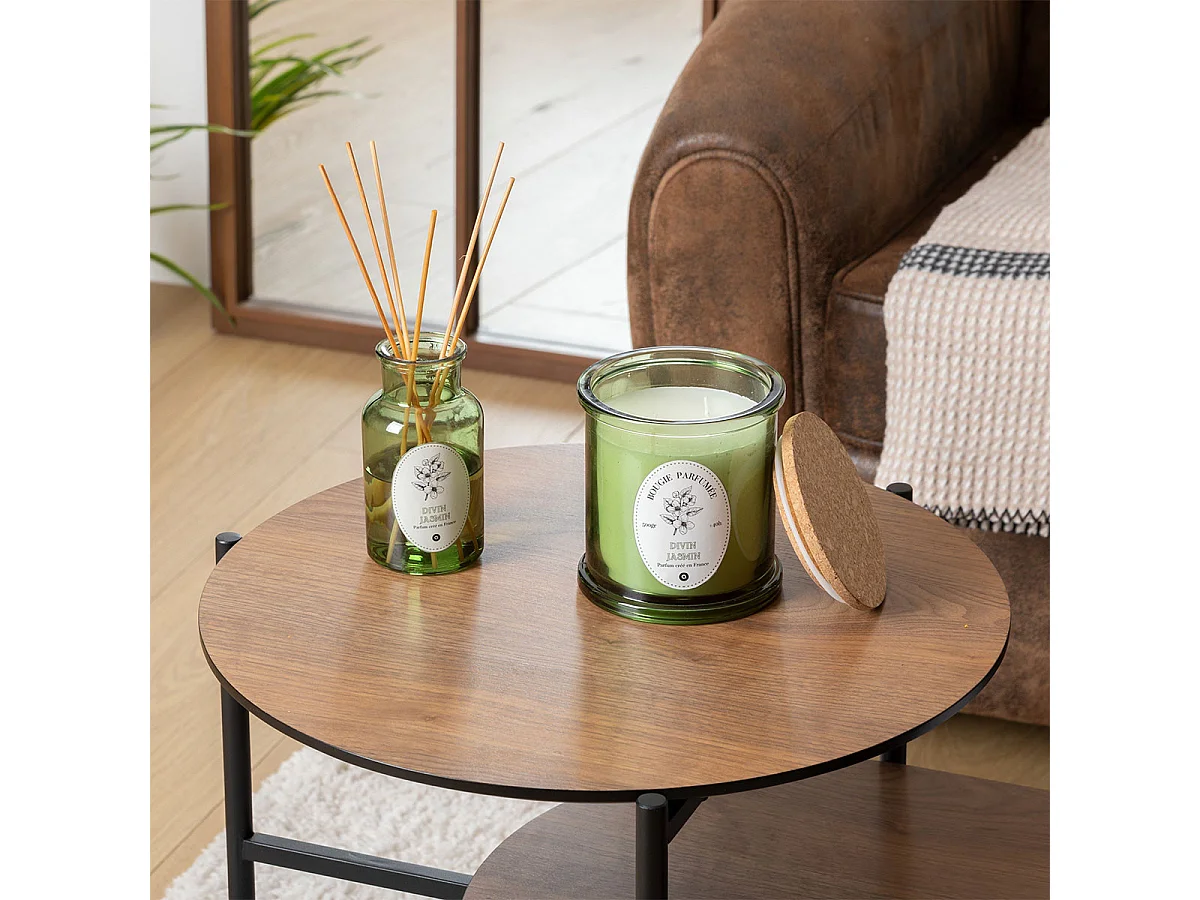 Bougie Parfumée "Hapo" 500g Divin Jasmin