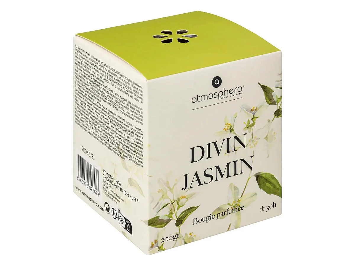Bougie Parfumée "Oudy" 200g Divin Jasmin
