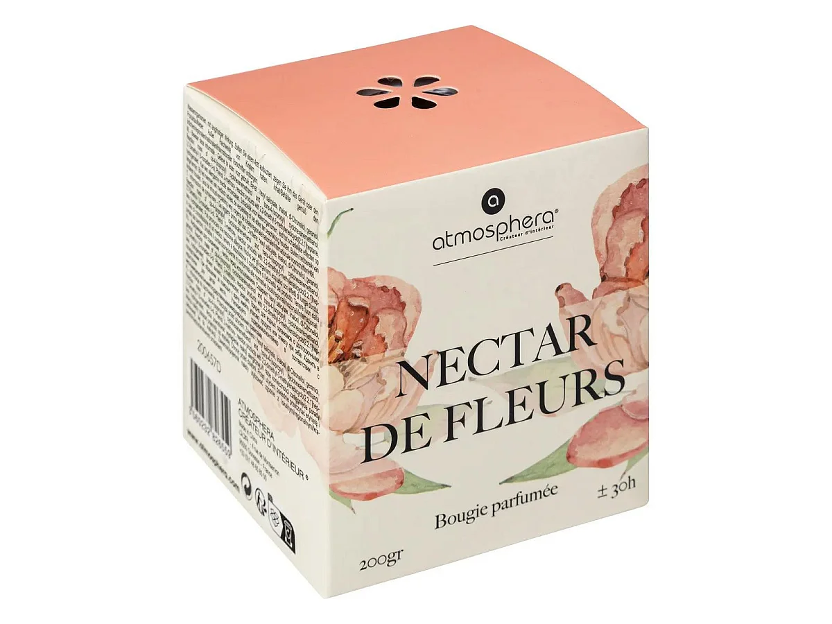 Bougie Parfumée "Oudy" 200g Nectar de Fleurs