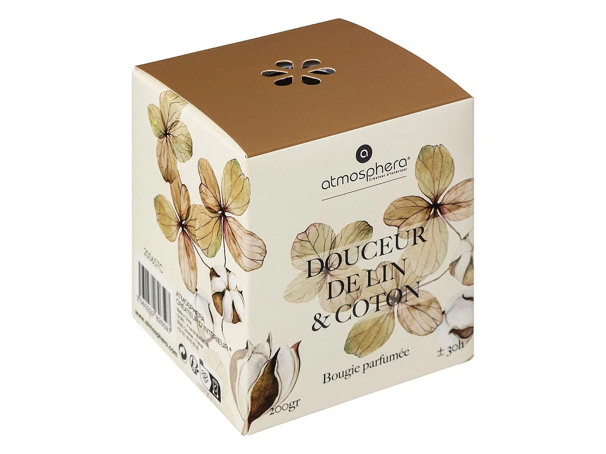 Bougie Parfumée "Oudy" 200g Douceur de Lin