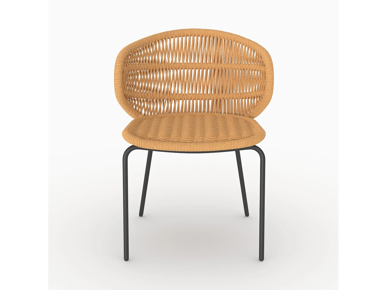 Set di 2 sedie da giardino in rattan sintetico - Lara