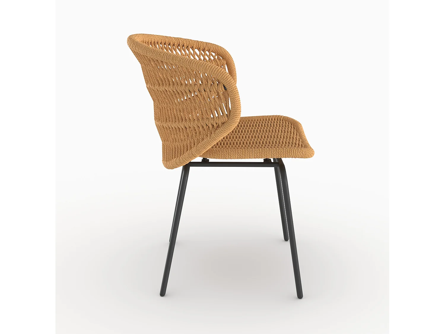 Set di 2 sedie da giardino in rattan sintetico - Lara
