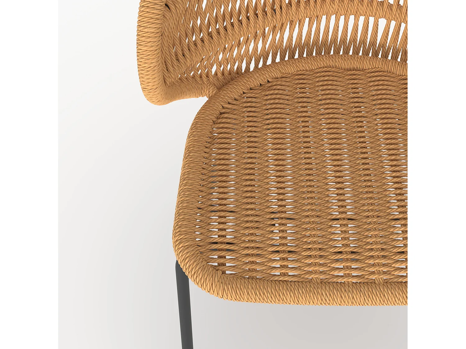 Set di 2 sedie da giardino in rattan sintetico - Lara