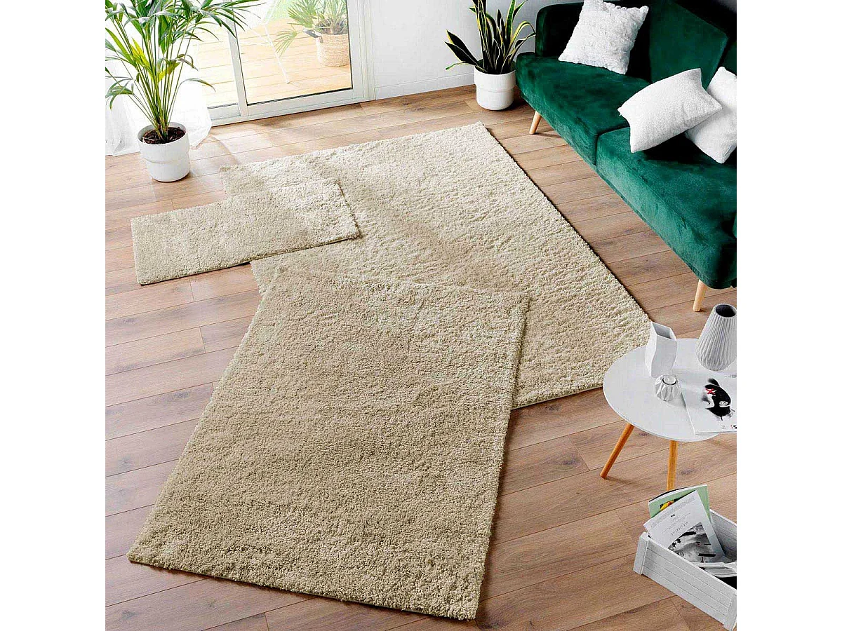 Tapis Shaggy Uni "Tango" 120x170cm Taupe