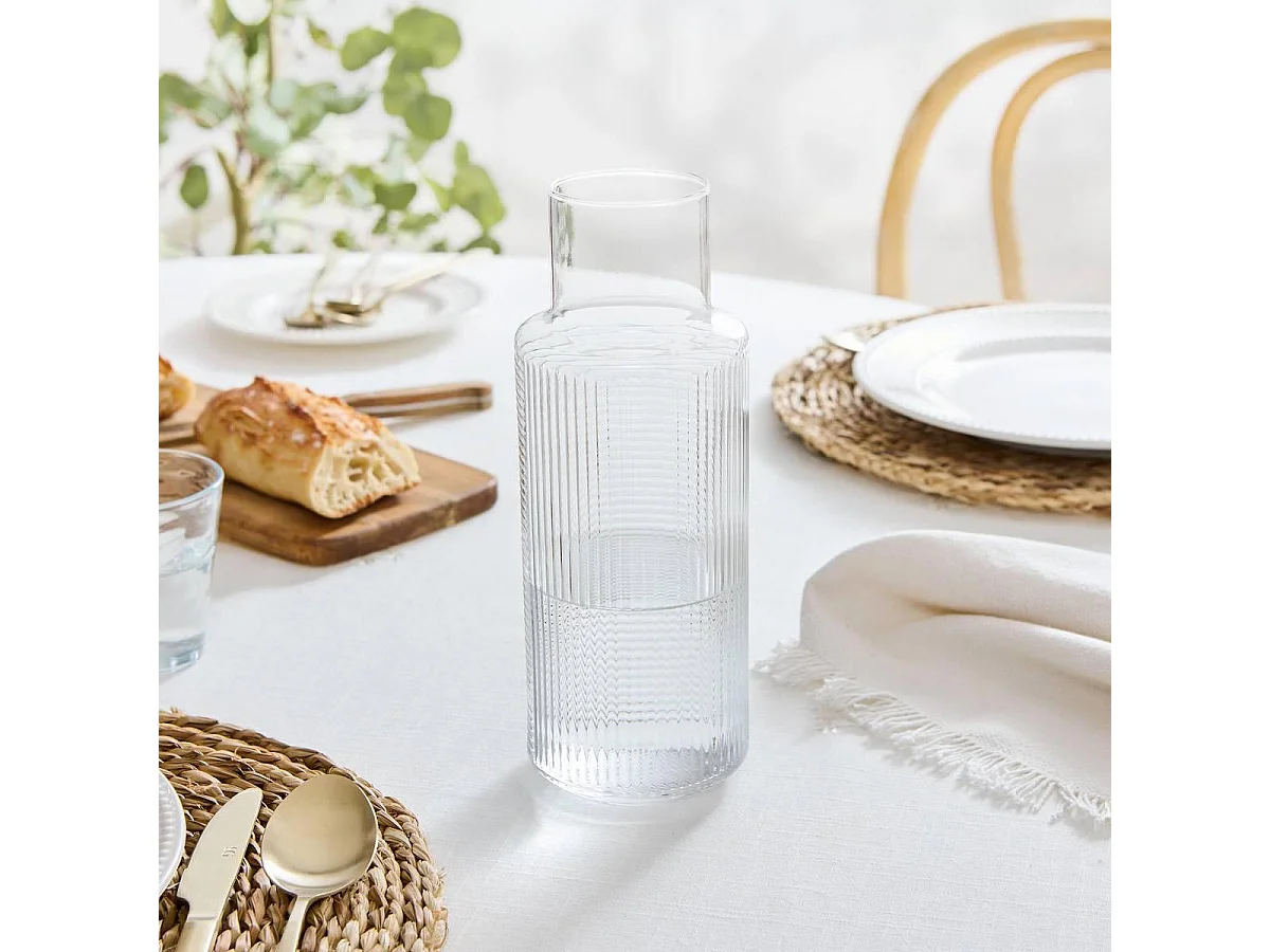 Carafe Design en Verre "Bruneau" 1,2L Transparent