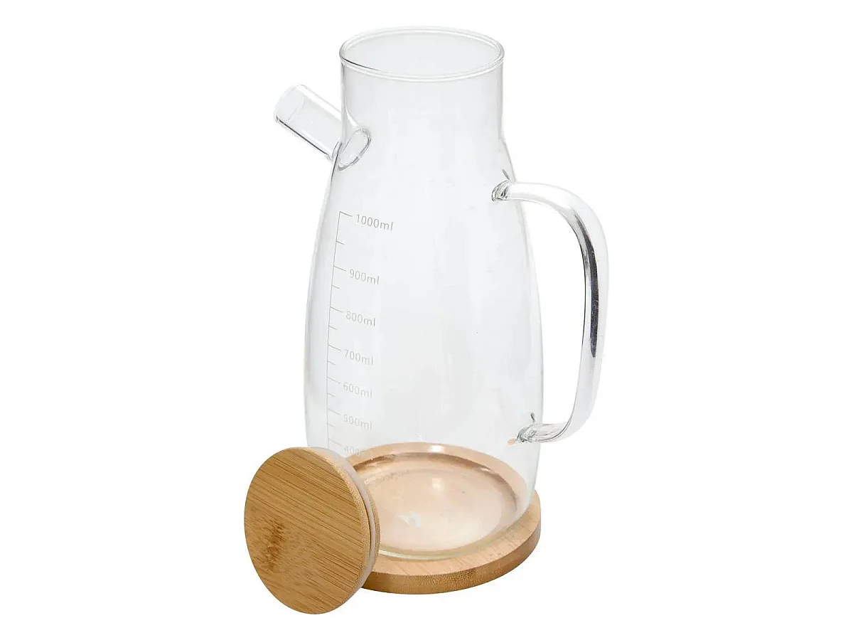 Pichet Gradué en Verre "Cozy" 1L Transparent