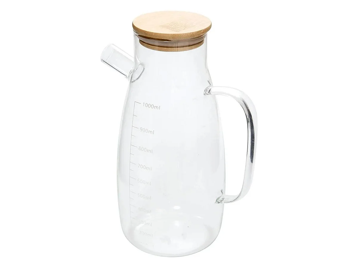 Pichet Gradué en Verre "Cozy" 1L Transparent
