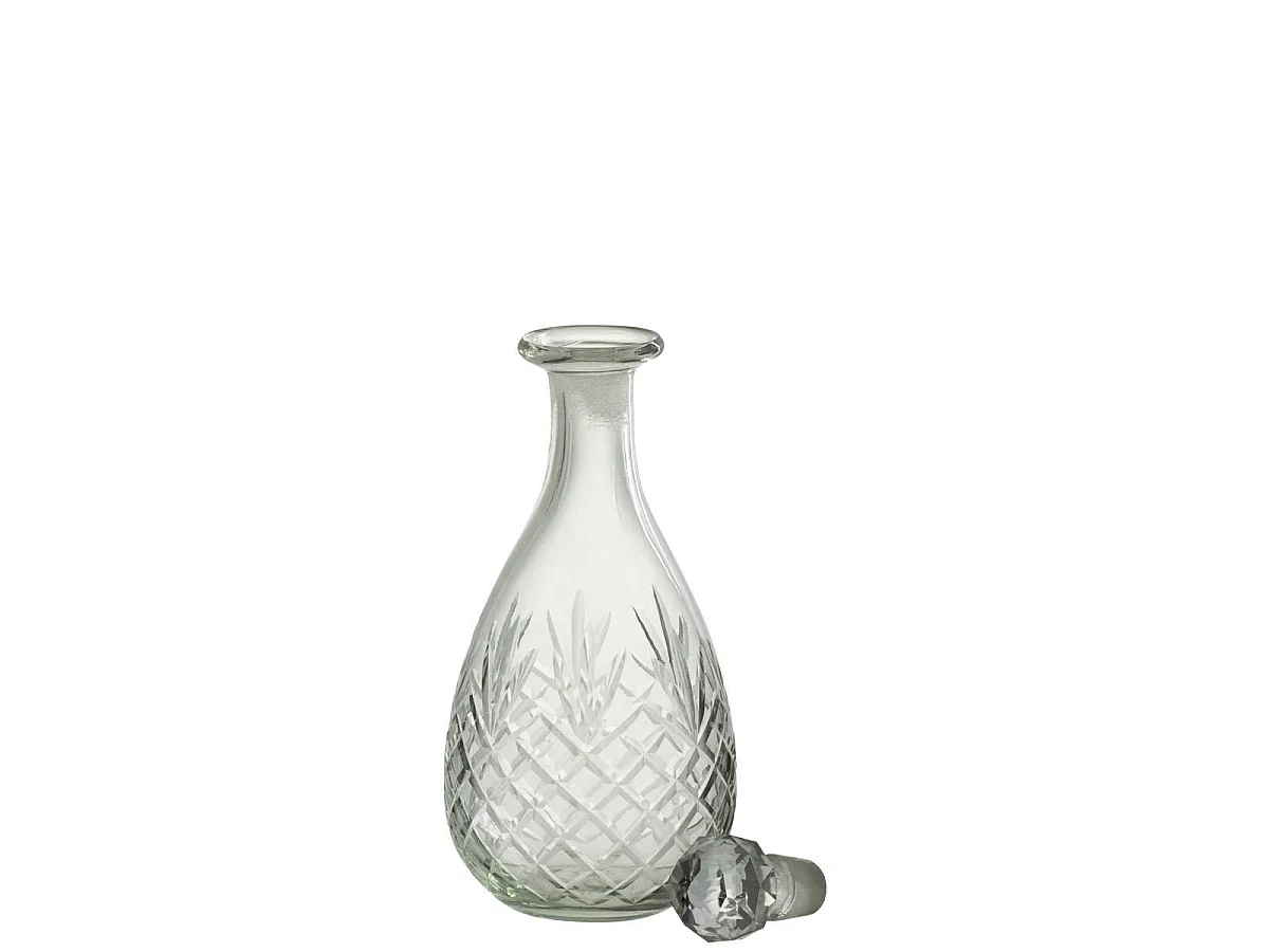 Carafe Design en Verre "Faune" 26cm Transparent