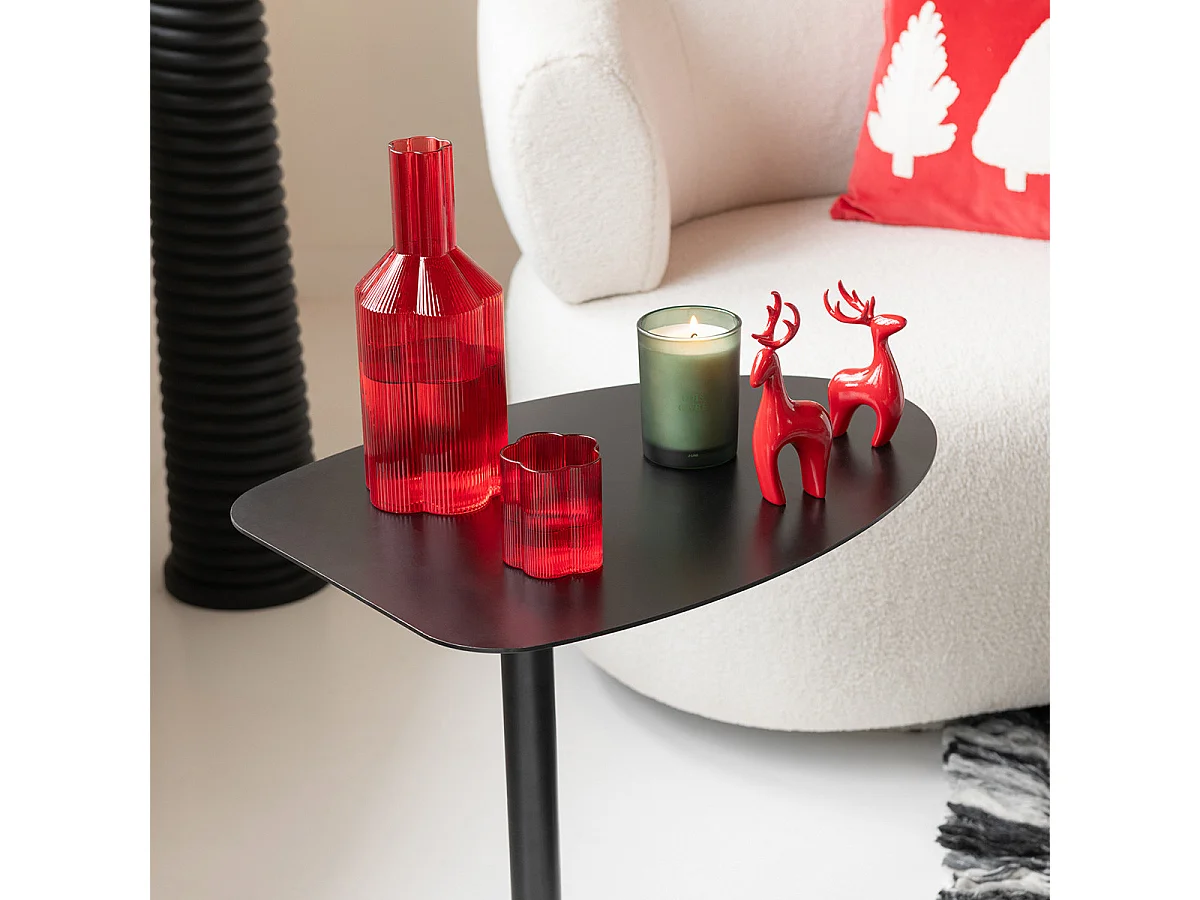 Carafe en Verre "Fiole" 27cm Rouge