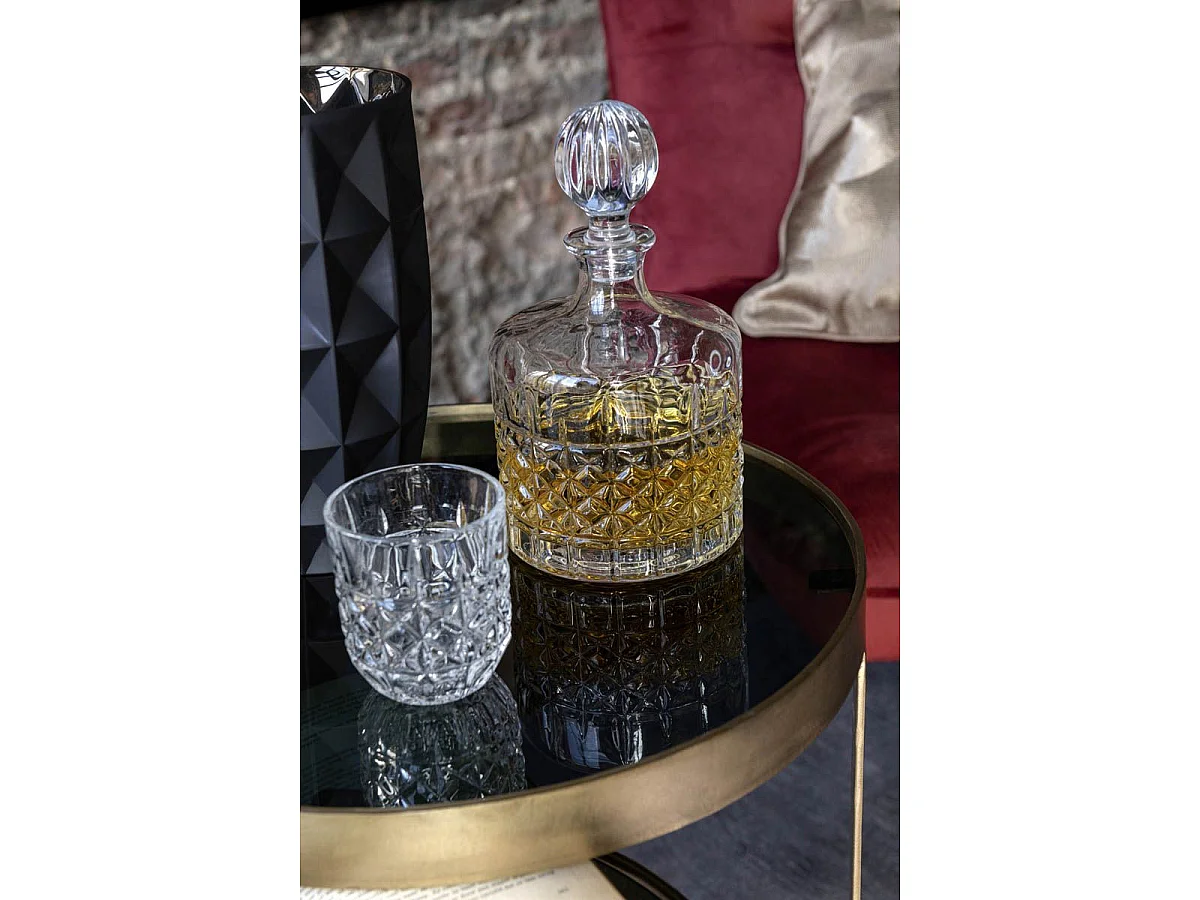 Carafe en Verre Design "Lone" 1L Transparent