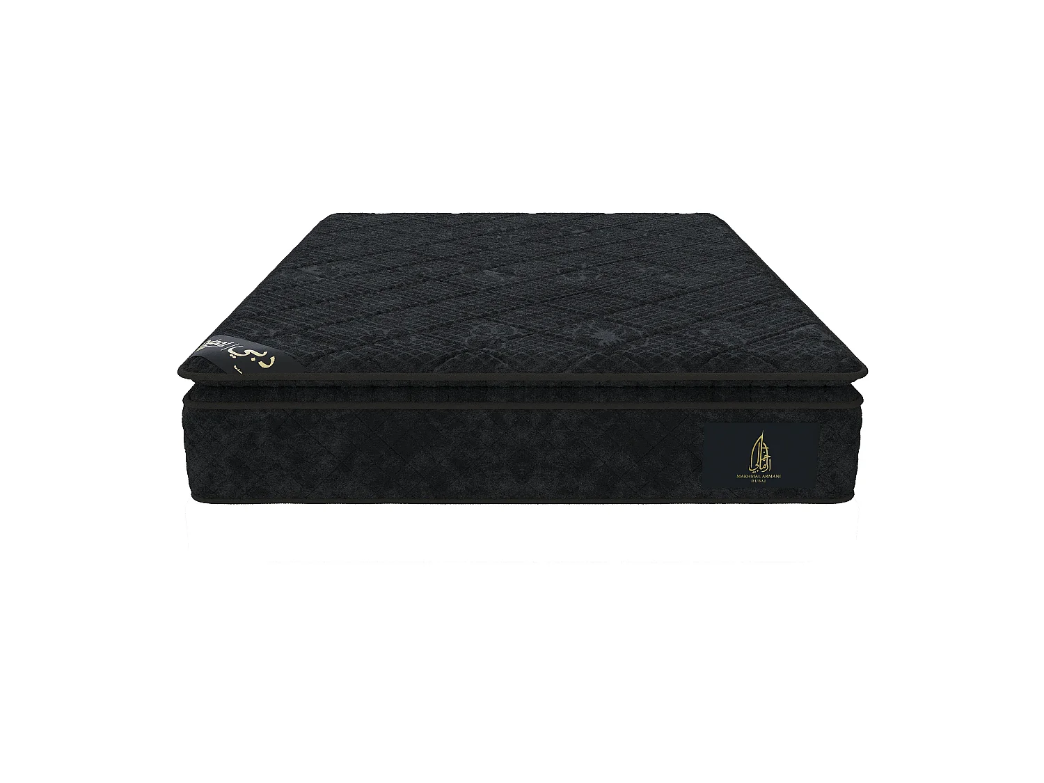 Matelas Makhmal armani 200x200 cm Hauteur 31 cm Surmatelas Intégré ressorts ensachés 7 Zones Confort Hôtel Luxe