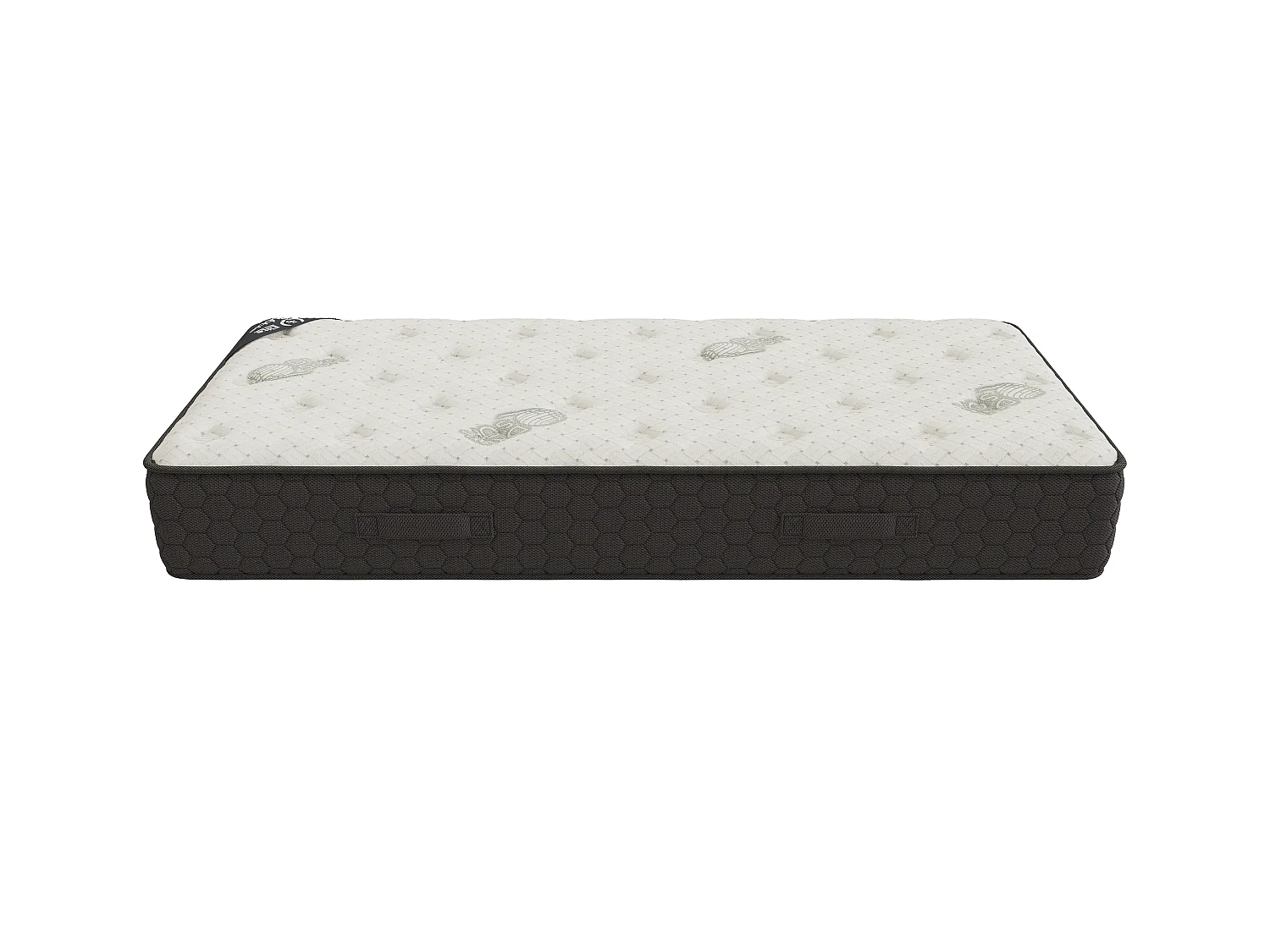 Matelas BUBBLE 90x190 cm Hauteur 26 cm Bande Laterale 3D Mousse a Memoire de forme Soutien Mi-ferme