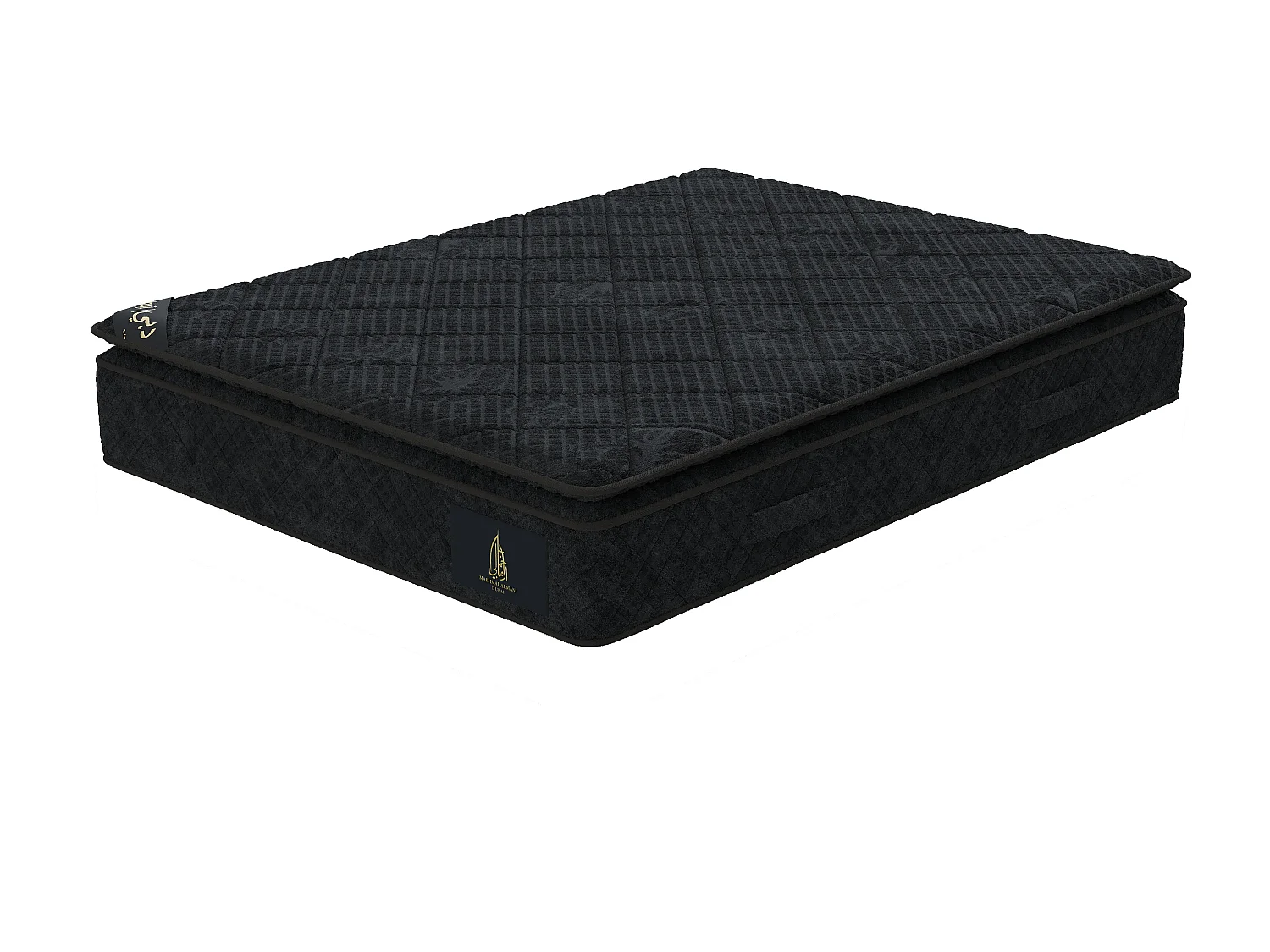Matelas Makhmal armani 140x190 cm Hauteur 31 cm Surmatelas Intégré ressorts ensachés 7 Zones Confort Hôtel Luxe