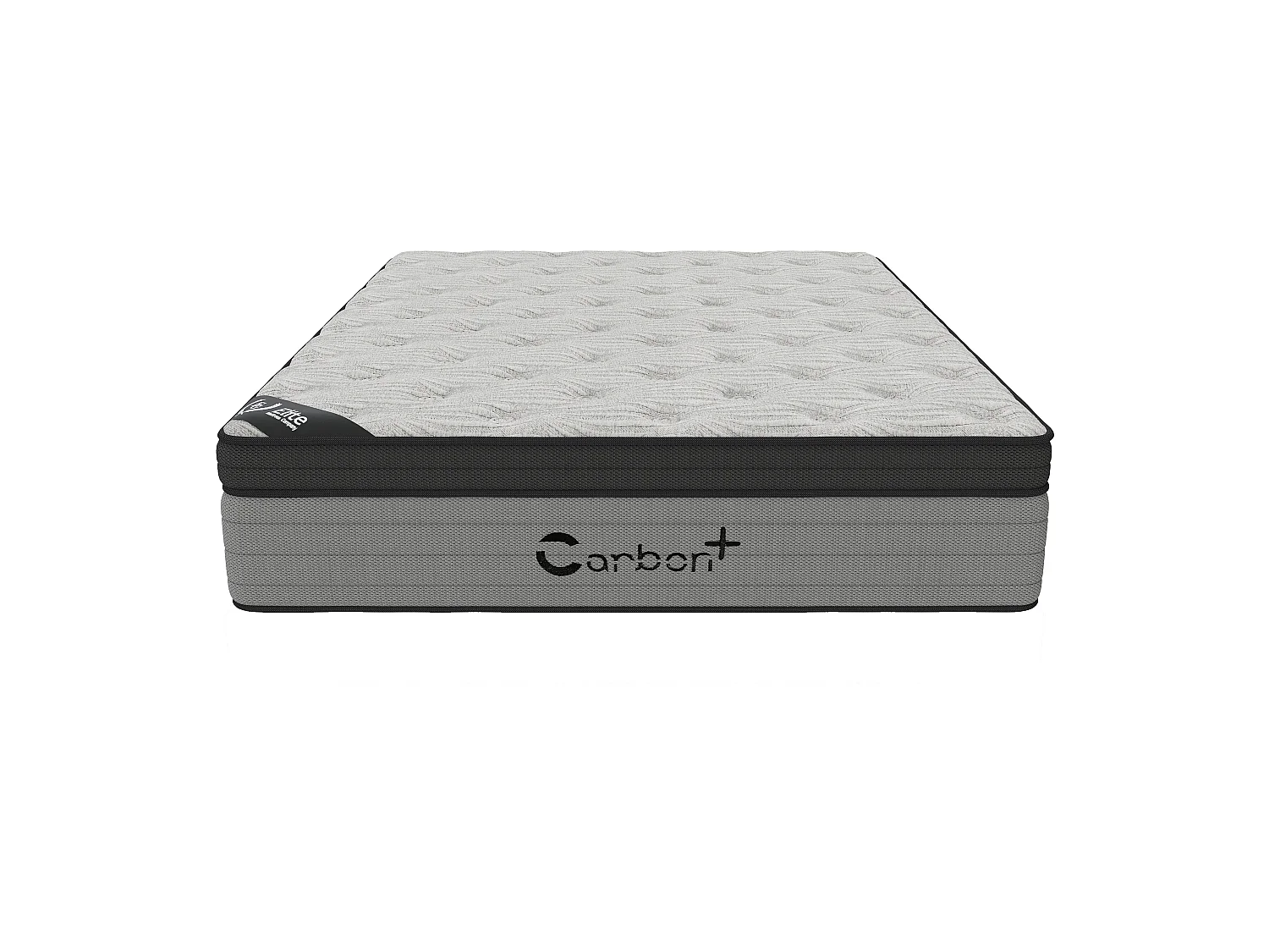 Matelas CARBON+ 160x200 cm Hauteur 31 cm Fibres Carbone Super Soft Foam ressorts ensaches 7 zones Accueil équilibré