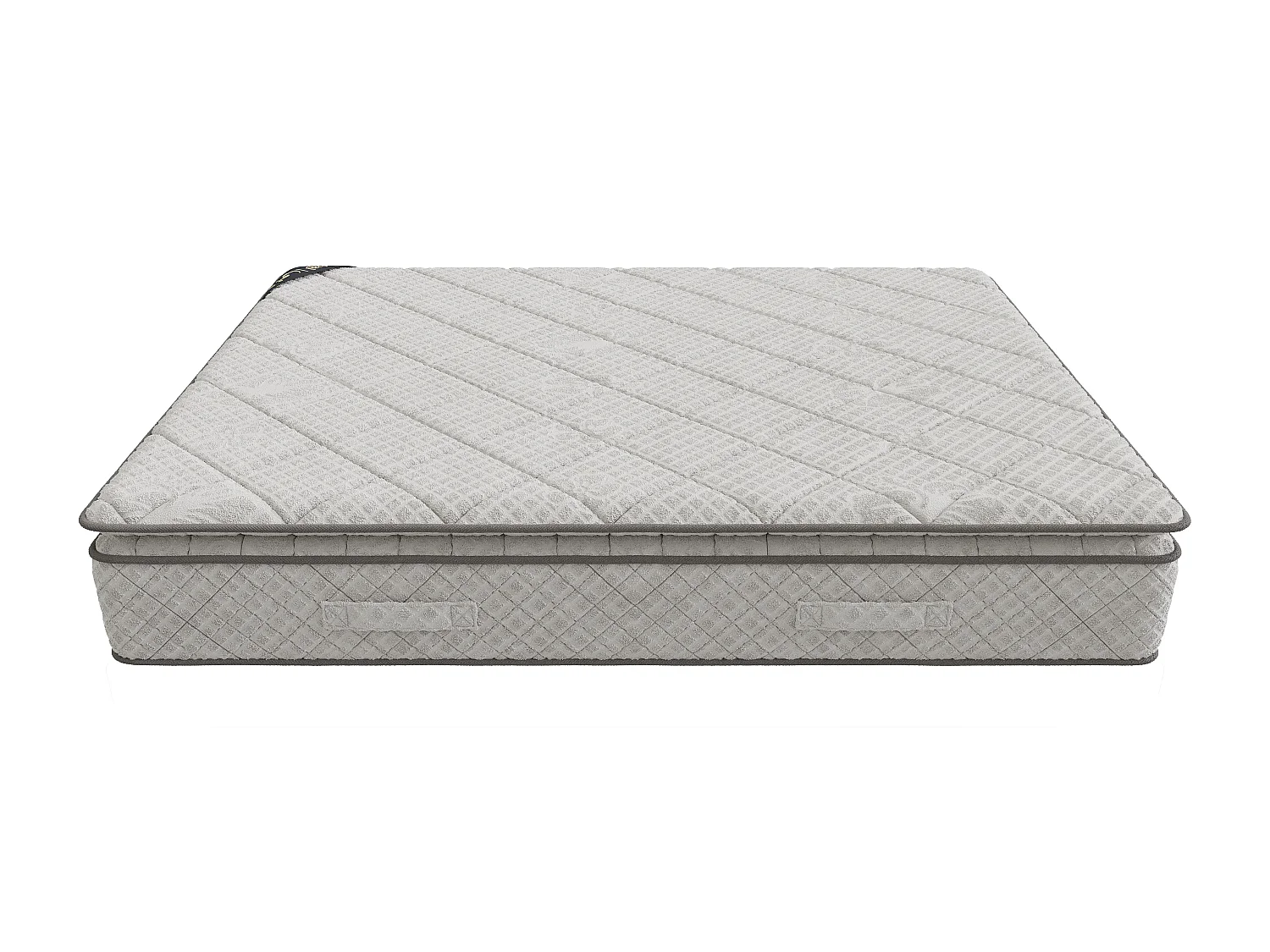 Matelas Nakhlat Jumeirah 180x200 cm Hauteur 33 cm Surmatelas Intégré Velours ressorts ensachés 7 Zones Confort Luxueux