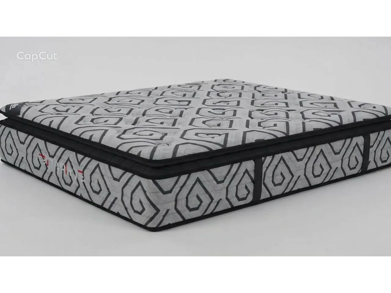 Matelas Graphite 90x190cm Hauteur 28cm Mémoire de forme gel et de mousse Super Soft Tissu Graphène Soutien mi-ferme 7 zones