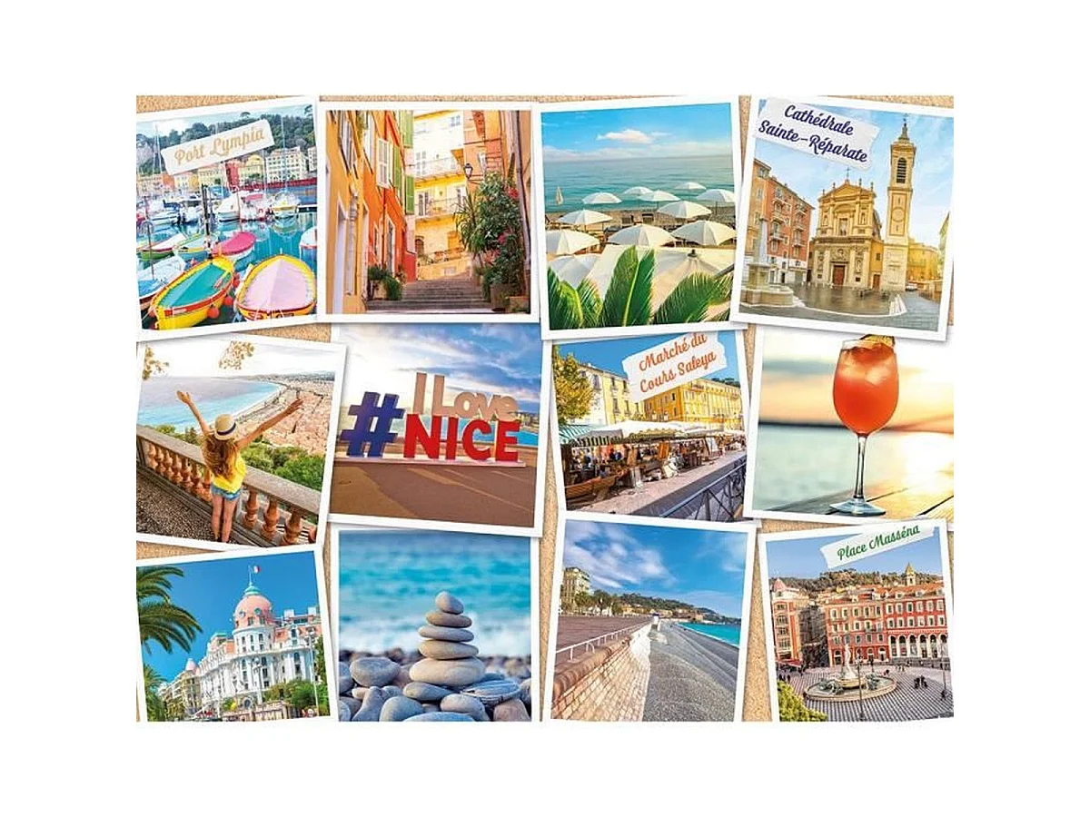 RAVENSBURGER Puzzle 2000 pièces - Nice, Côte d'Azur