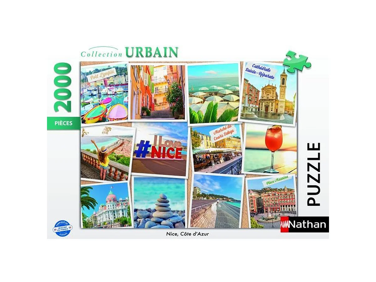 RAVENSBURGER Puzzle 2000 pièces - Nice, Côte d'Azur