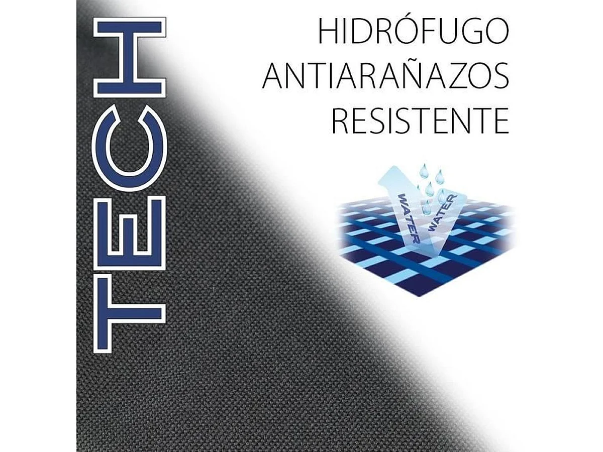 FERPLAST TENDER TECH Hondenmatras 76 x 53 x 5 cm - Zwart, Krasbestendig, Afneembare wasbare hoes