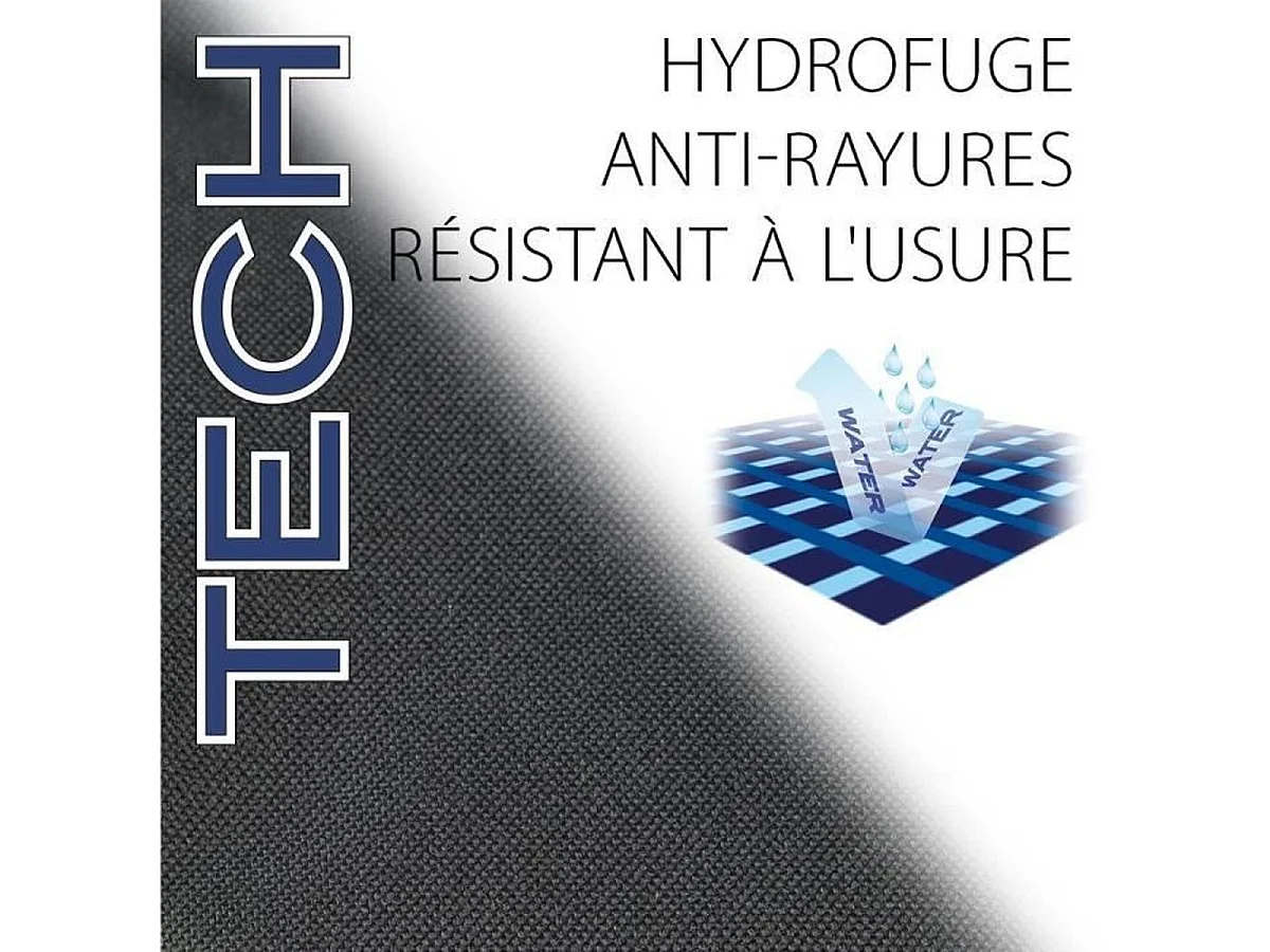 FERPLAST TENDER TECH Hondenmatras 76 x 53 x 5 cm - Zwart, Krasbestendig, Afneembare wasbare hoes