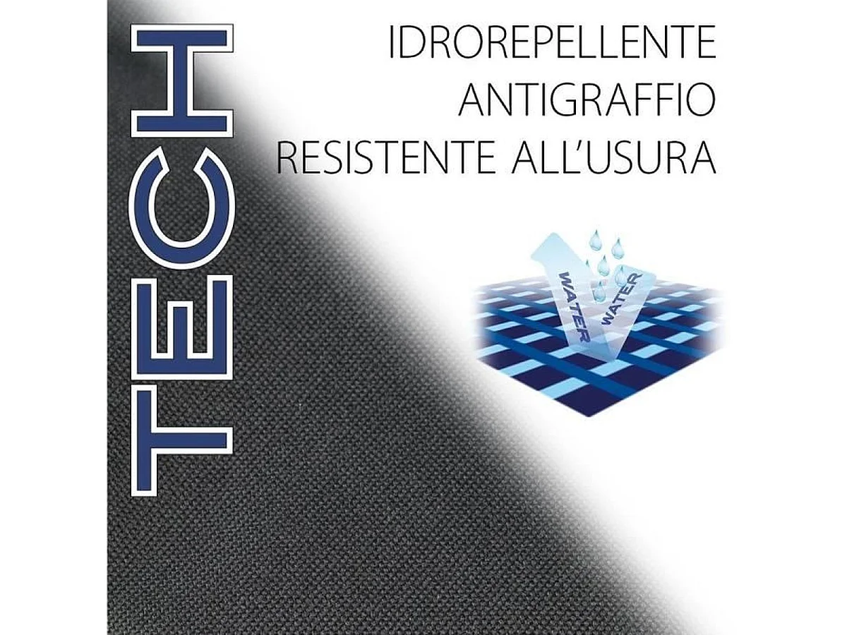 FERPLAST TENDER TECH Hondenmatras 76 x 53 x 5 cm - Zwart, Krasbestendig, Afneembare wasbare hoes