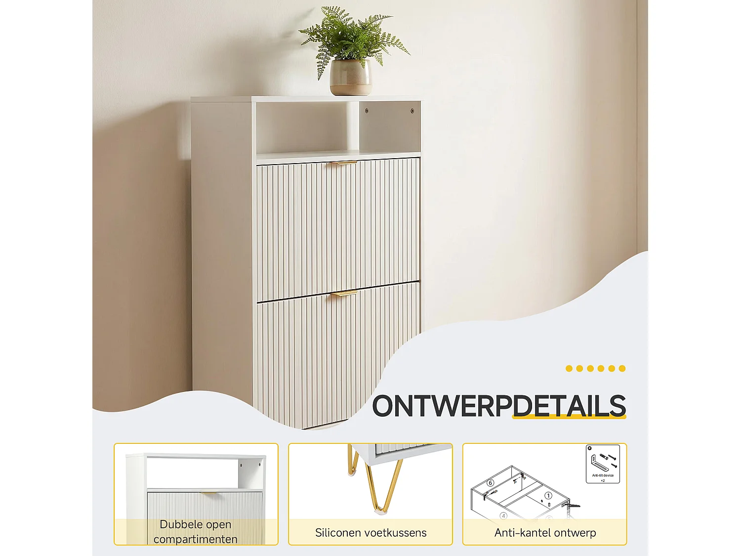 Armario zapatero moderno para entrada – Zapatero de gran capacidad, organizador de varios niveles con compartimentos abatibles, mueble de pasillo que ahorra espacio