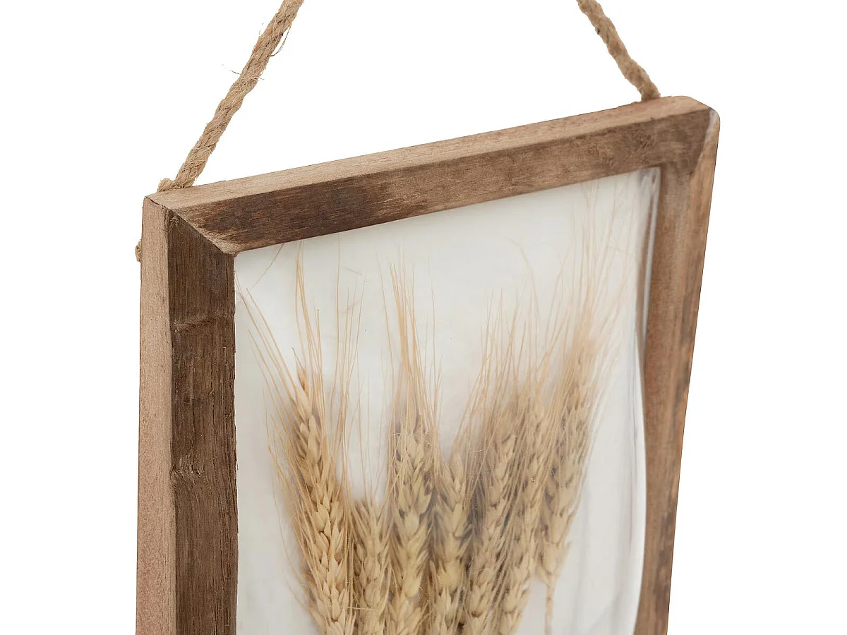Déco Murale Bombée Blés "Jonas" 34cm Marron