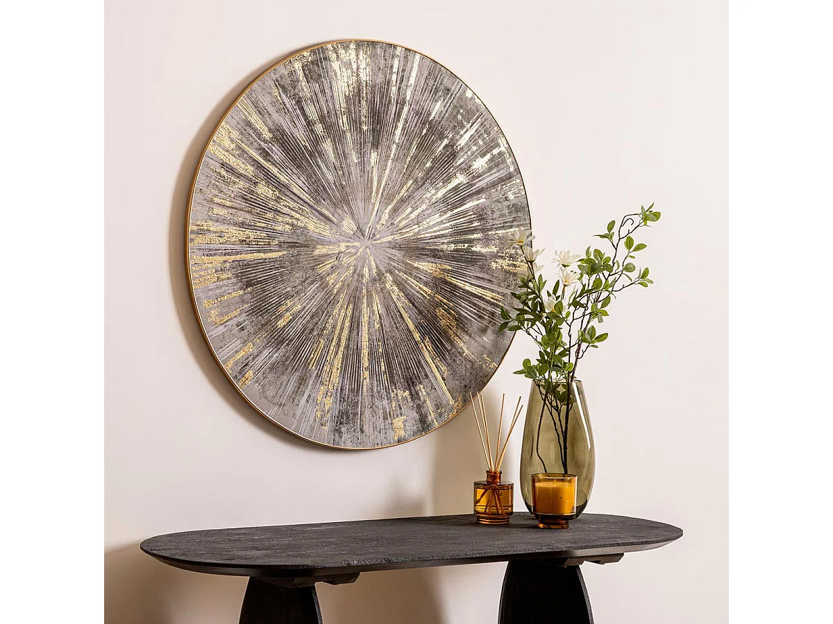 Décoration Murale "Izzie" 80cm Gris